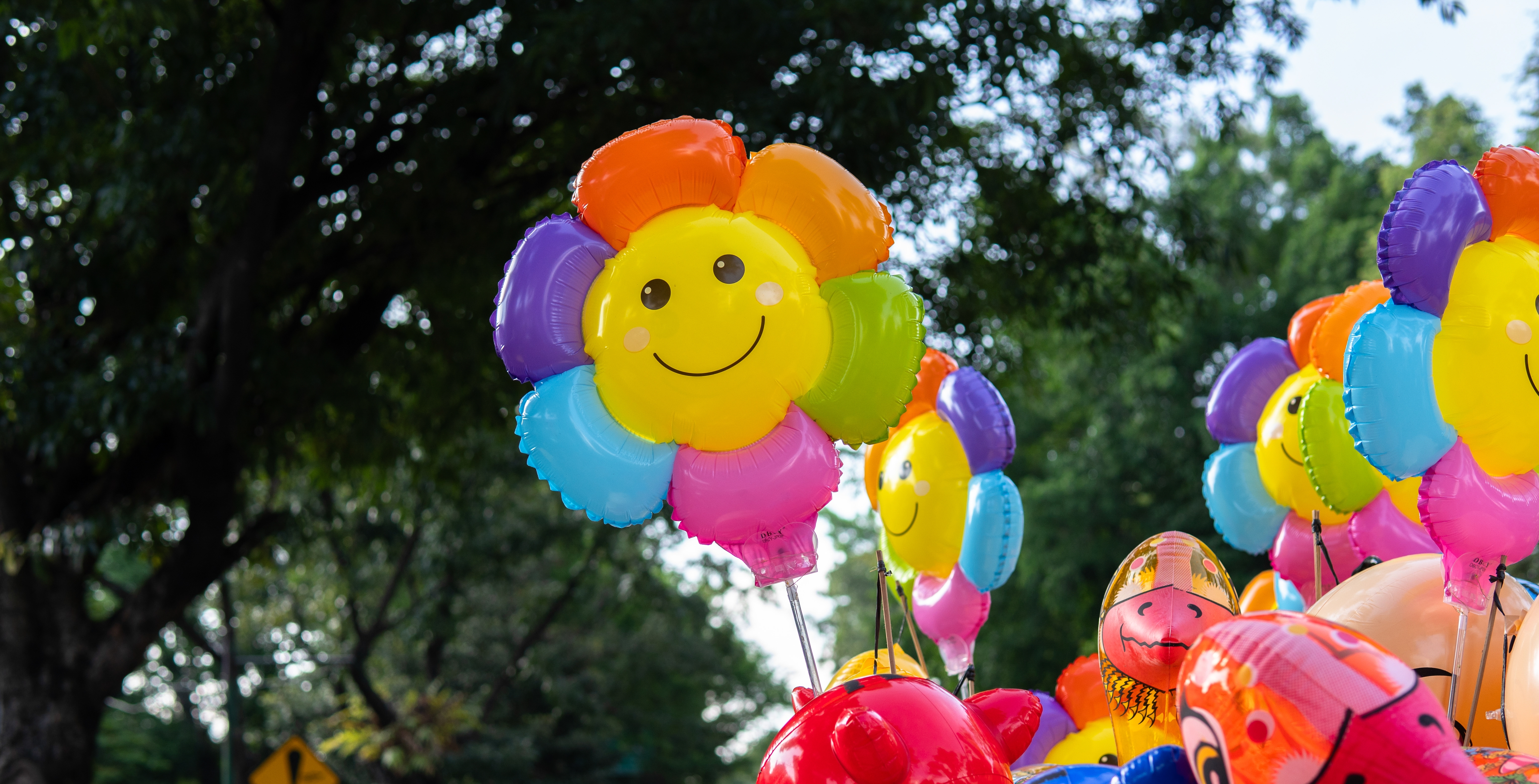Families enjoying activities at a UK village gala