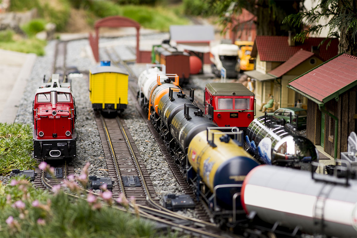 Model railway exhibition display