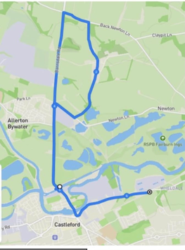 Castleford 10K Route Map