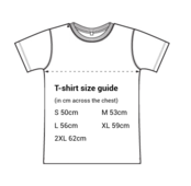 T-shirt size guide