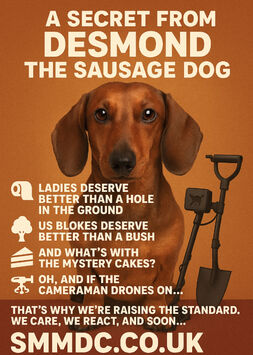 Desmond the sausage dog – SMMDC mascot